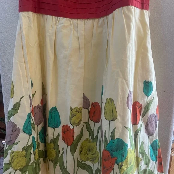 yellow Anthropologie Maeve Tulip Dress - Picture 4 of 4